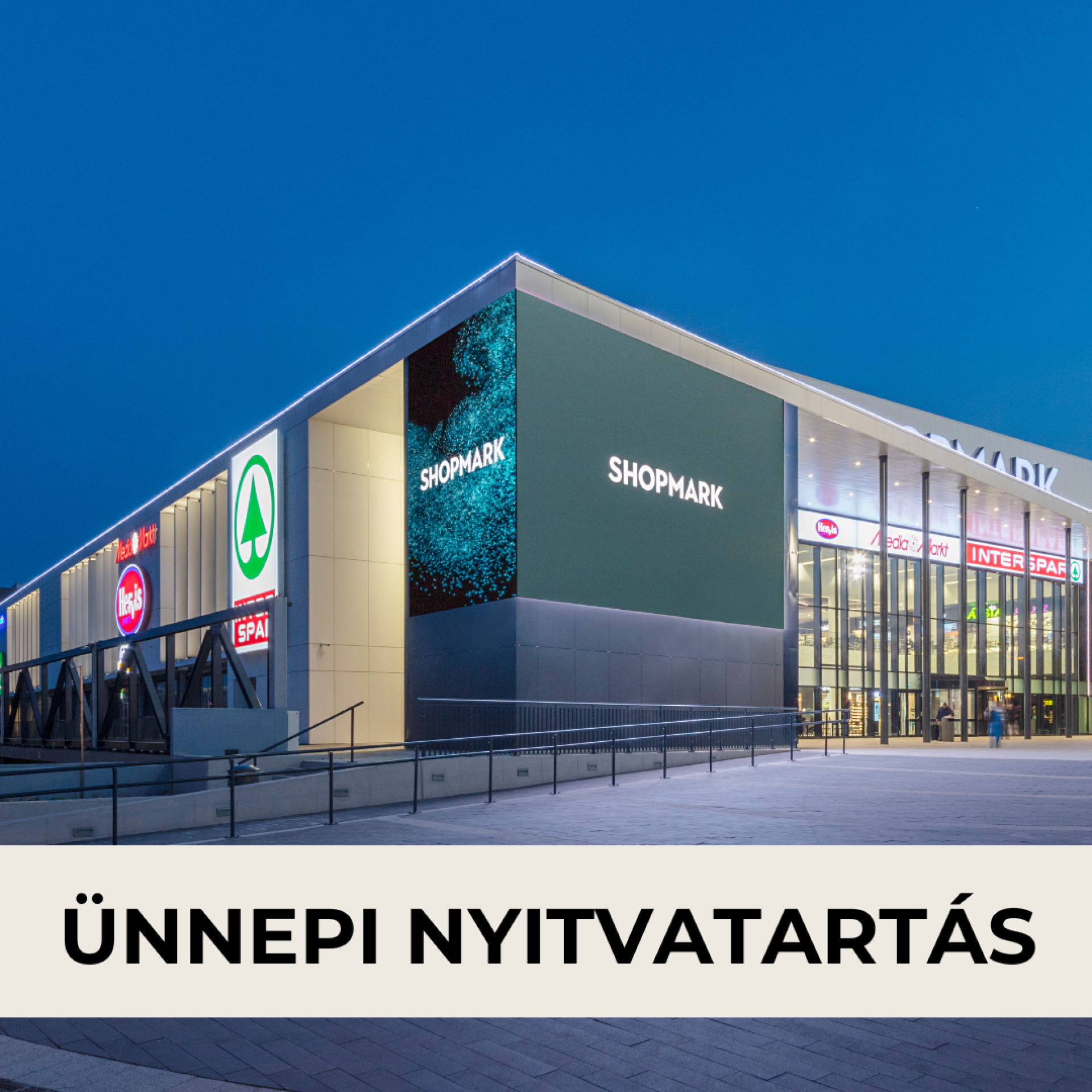 Március 15-én a Shopmark üzletei és a bevásárlóközpont is zárva tart. thumbnail